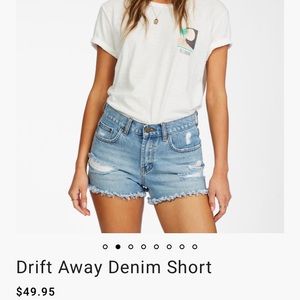 Billabong Drift Away Short Denim Shorts